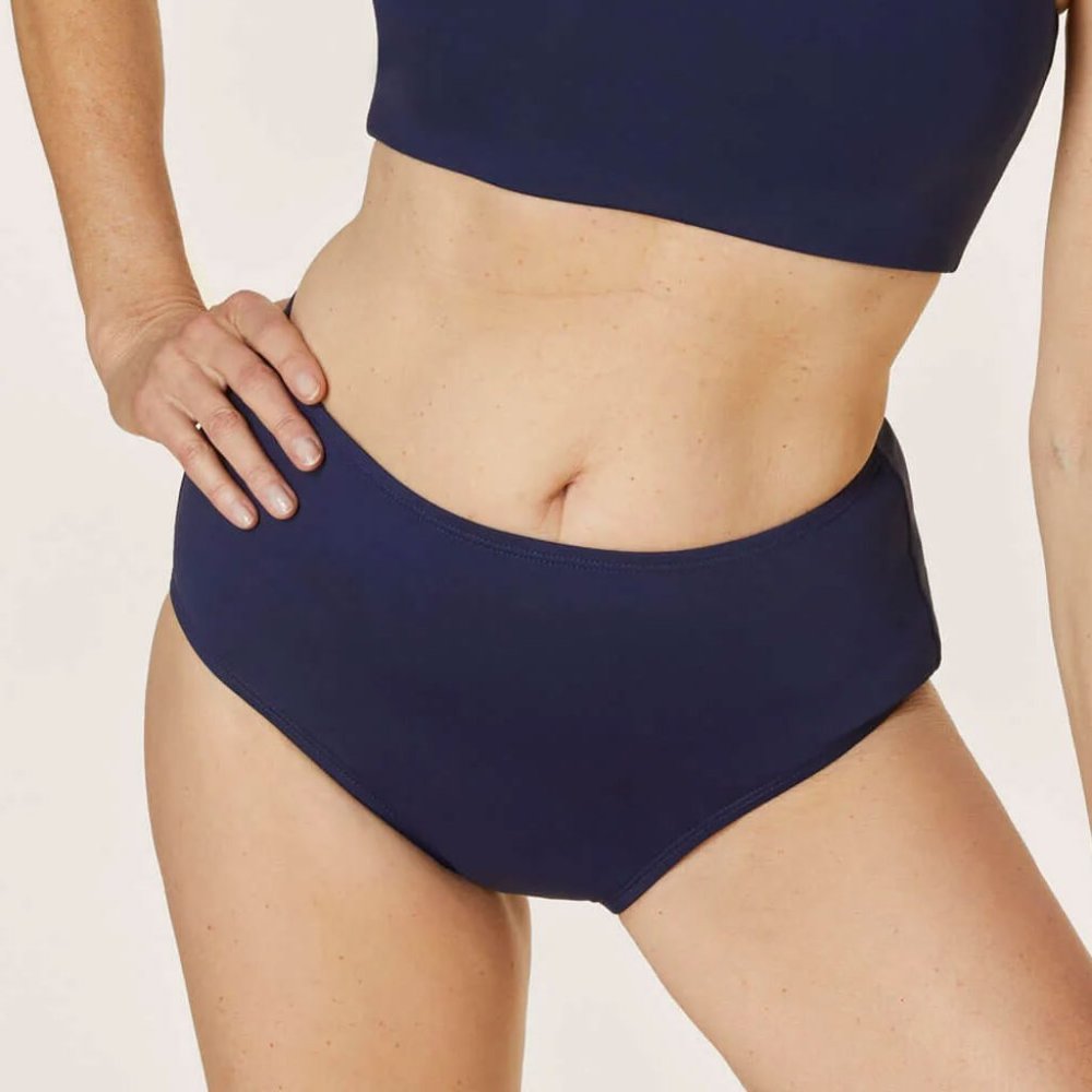NWT! Never Worn Andie Swim High Waisted Bottom in Navy